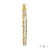 DIAMOND HOOP EARRINGS