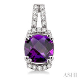 GEMSTONE & DIAMOND EARRINGS
