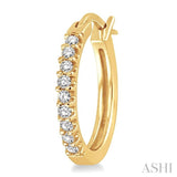 DIAMOND HOOP EARRINGS