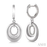 SILVER DIAMOND EARRINGS