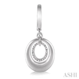 SILVER DIAMOND EARRINGS