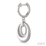 SILVER DIAMOND EARRINGS