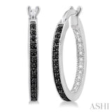 SILVER DIAMOND EARRINGS