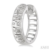 SILVER DIAMOND EARRINGS