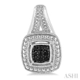 SILVER DIAMOND EARRINGS