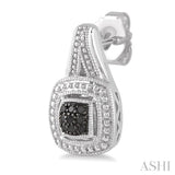SILVER DIAMOND EARRINGS