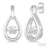 SILVER EMOTION DIAMOND EARRINGS