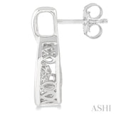 SILVER EMOTION DIAMOND EARRINGS