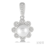 FLOWER SHAPE GEMSTONE & DIAMOND EARRINGS