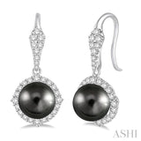 GEMSTONE & DIAMOND EARRINGS