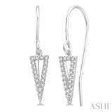 TRIANGLE DIAMOND EARRINGS