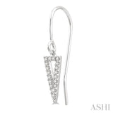 TRIANGLE DIAMOND EARRINGS