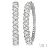 DIAMOND HOOP EARRINGS