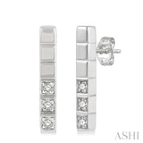 DIAMOND BAR EARRINGS