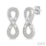 DIAMOND INFINITY EARRINGS