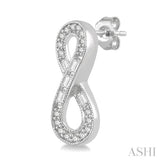 DIAMOND INFINITY EARRINGS