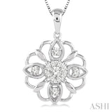 FLOWER LOVEBRIGHT DIAMOND FASHION PENDANT
