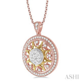Circle Lovebright Diamond Fashion Pendant
