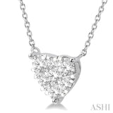 Heart Shape Lovebright Essential Diamond Pendant