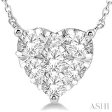 Heart Shape Lovebright Essential Diamond Pendant