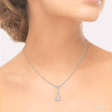 Pear Shape Lovebright Diamond Pendant