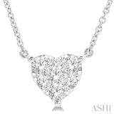 Heart Shape Lovebright Essential Diamond Pendant