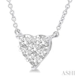 Heart Shape Lovebright Essential Diamond Pendant