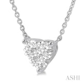 Heart Shape Lovebright Essential Diamond Pendant