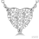 Heart Shape Lovebright Essential Diamond Pendant