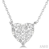 Heart Shape Lovebright Essential Diamond Pendant