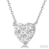 Heart Shape Lovebright Essential Diamond Pendant