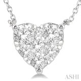 Heart Shape Lovebright Essential Diamond Pendant