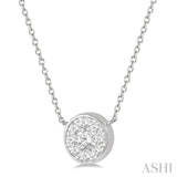 Round Shape Lovebright Essential Diamond Pendant