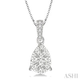 PEAR SHAPE LOVEBRIGHT ESSENTIAL DIAMOND PENDANT