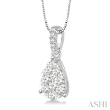 PEAR SHAPE LOVEBRIGHT ESSENTIAL DIAMOND PENDANT