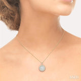 Round Shape Halo Lovebright Essential Diamond Pendant