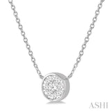 ROUND SHAPE LOVEBRIGHT ESSENTIAL DIAMOND NECKLACE