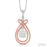 PEAR SHAPE LOVEBRIGHT DIAMOND PENDANT