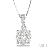 ROUND SHAPE LOVEBRIGHT ESSENTIAL DIAMOND PENDANT