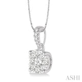 ROUND SHAPE LOVEBRIGHT ESSENTIAL DIAMOND PENDANT