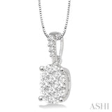 OVAL SHAPE LOVEBRIGHT ESSENTIAL DIAMOND PENDANT