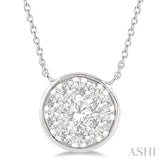 Round Shape Lovebright Essential Diamond Pendant