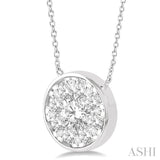Round Shape Lovebright Essential Diamond Pendant