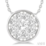 Round Shape Lovebright Essential Diamond Pendant