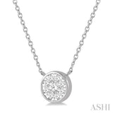 Round Shape Lovebright Essential Diamond Pendant