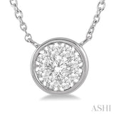 Round Shape Lovebright Essential Diamond Pendant