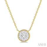 Round Shape Lovebright Essential Diamond Pendant