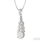 Round Shape Lovebright Diamond Pendant