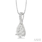 PEAR SHAPE LOVEBRIGHT ESSENTIAL DIAMOND PENDANT