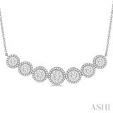 Halo Lovebright Diamond Necklace